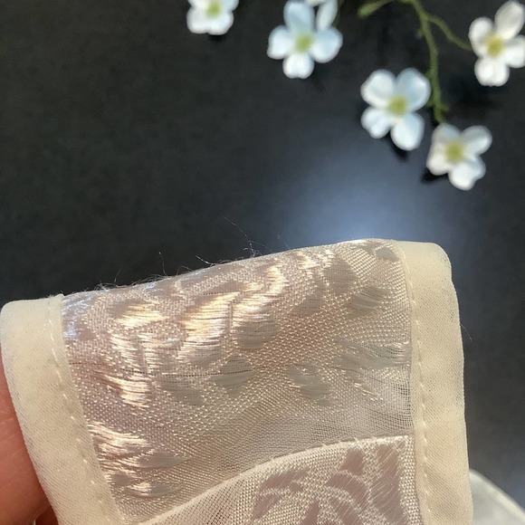 Vintage Victoria’s Secret Gold Label 2 Piece Sheer White Bias Gown & Top Set - Picture 16 of 16